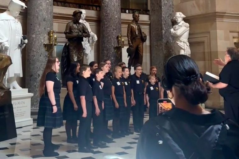 Capitol Police stop youth choir during national anthem performance, sparking outrage: ‘I was shocked’