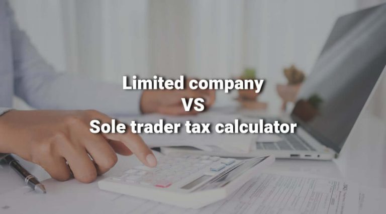 Limited company vs Sole trader tax calculator