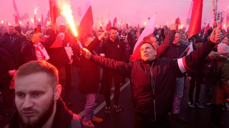 Poland sees massive nationalist march honoring ‘God, family and Fatherland’ after globalist election results