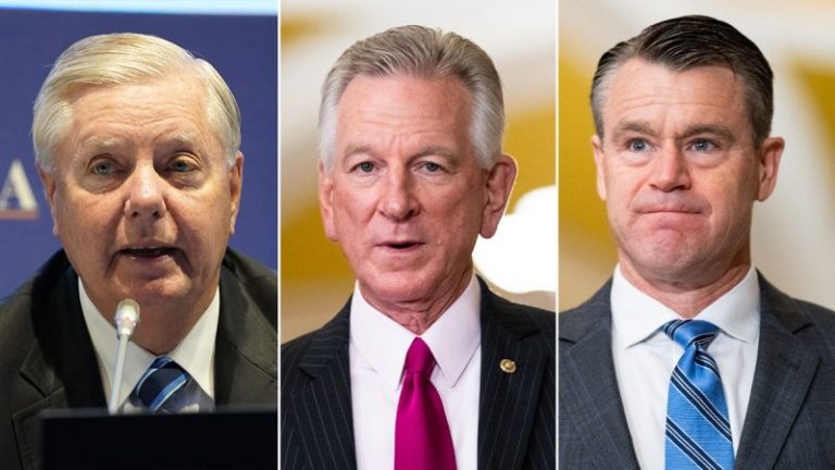 GOP senators rail against Tuberville’s military holds nearly all night