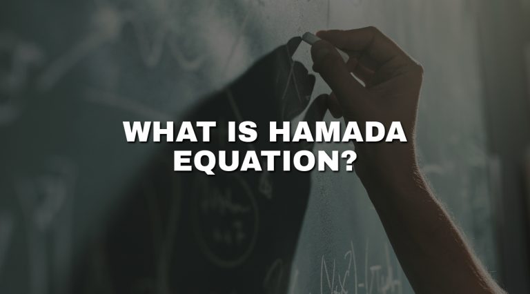 What is Hamada Equation – Formula and Practical Application?