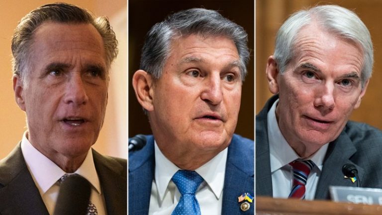 Joe Manchin suggests Mitt Romney, Rob Portman as potential running mates as he flirts with third-party ticket