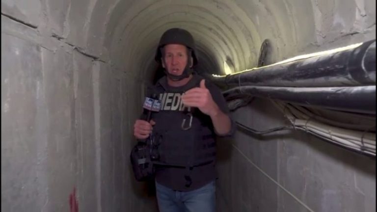 Reporter’s Notebook: Embedded with the IDF deep inside Hamas tunnels under UNRWA HQ
