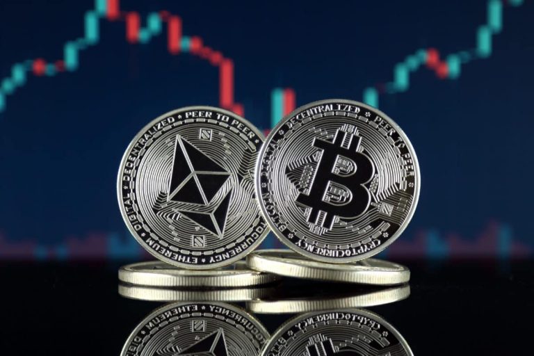 Bitcoin and Ethereum: Bitcoin pulls back from $43750