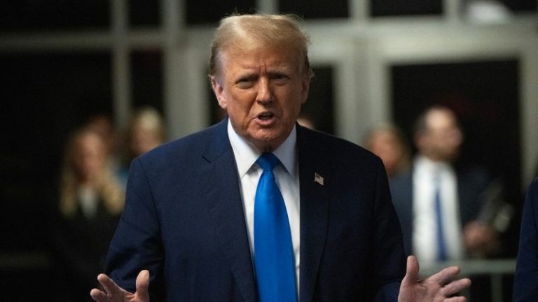 Trump defends Johnson as Marjorie Taylor Greene pushes to oust speaker