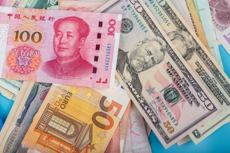 The Euro index is increasing and the Yen index is stagnating