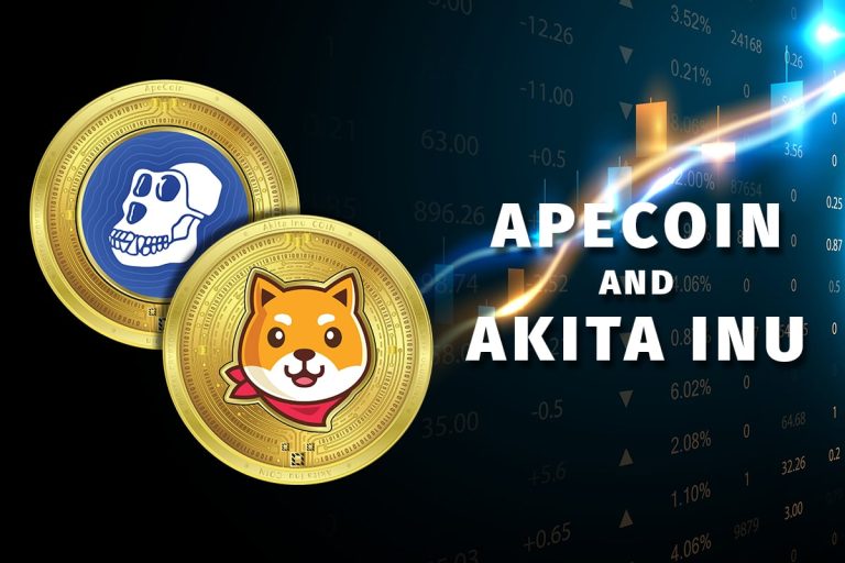 ApeCoin and Akita Inu: Akita has pulled to a yearly low