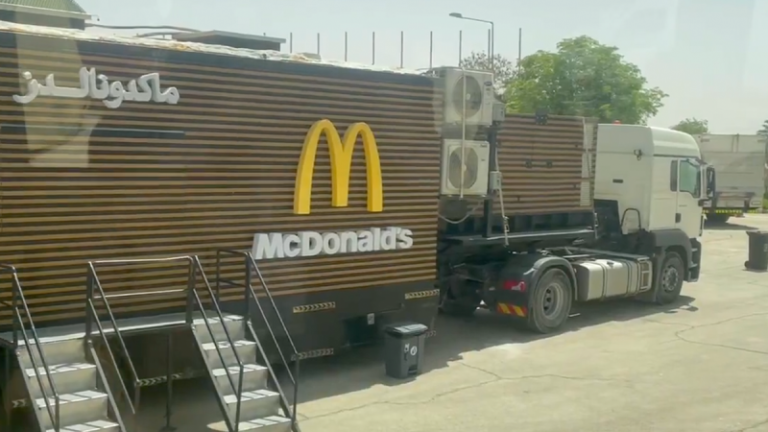 Saudis deploy mobile McDonald’s for Trump’s trip to the kingdom