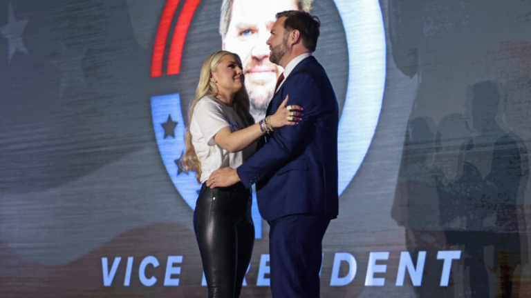 2028 power move: Turning Point’s Erika Kirk throws support behind JD Vance as MAGA ‘heir apparent’